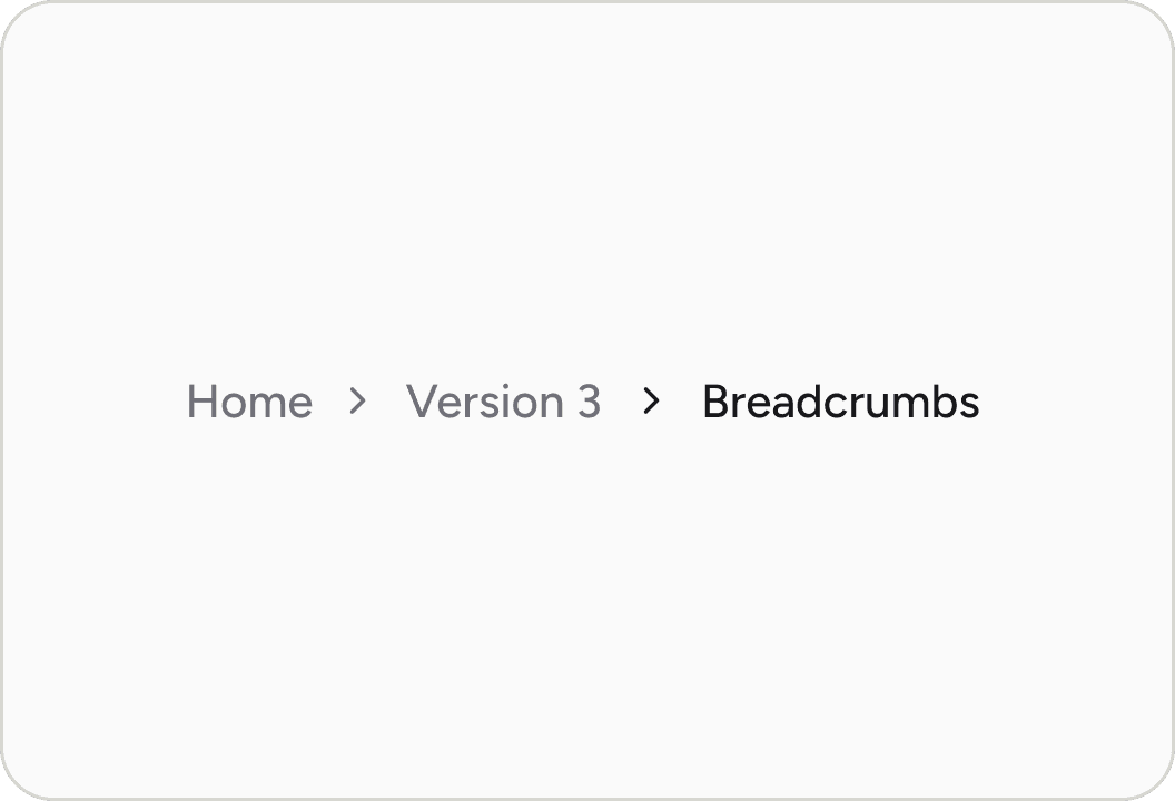 Breadcrumbs